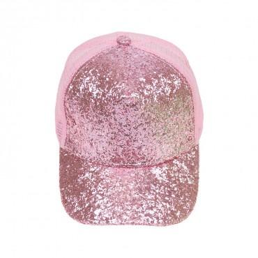 China Wholesale Glitter Dye Mesh Adjustable Baseball Cap Eco-Friendly In 5 Assorted Colors for sale