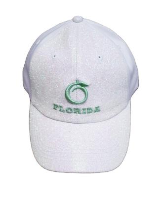 China Eco-Friendly Logo Glitter Embroidery Mermaid Baseball Cap Trucker Women Cute Dye Hat for sale