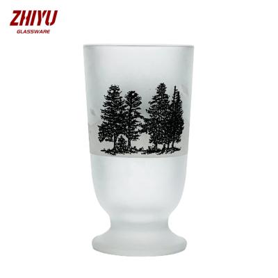 China CLASSIC 7.5 oz. Matte Footed Highball Glass for sale