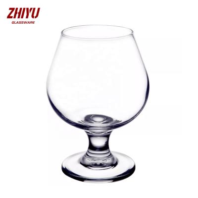 China Stocked Best Selling 11.5 oz. Snifter Crystal Customized Hand Blown Wine Beer Cognac Brandy Spirits Embassy Glass Christmas Bar for sale