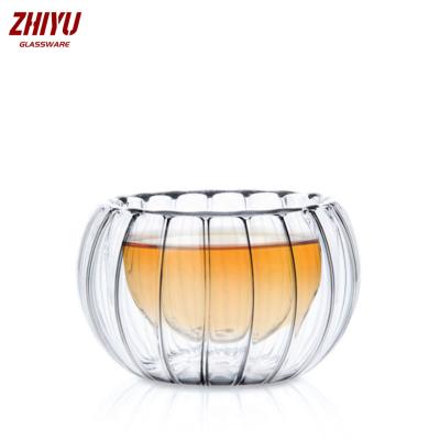 China Heat resisting Wine Whiskey Cup Blank Sublimation Espresso Glasses Small Bullet Shot Glass Customized Logo 2oz 50ml Quantity OEM Style Modern for sale