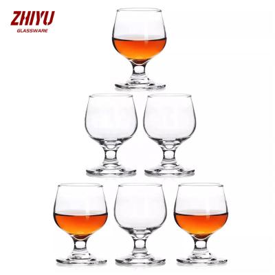 China CLASSIC Hot Selling Wholesale Amazon Shot Glass Cups  Brandy Glasses Snifter Liquor Wine Tabletop Restaurant Home Bar for sale