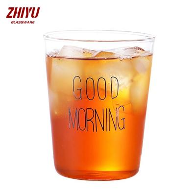 China CLASSIC Glass Cup Creative Clear Universal Multi-purpose Drinking Glass Juice Glass for sale