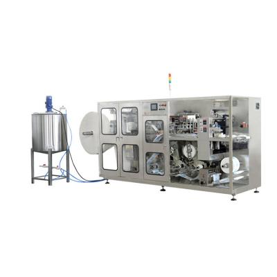 China Industry Wet Cloth Wet Cloth Machine Full Automatic Wet Cloth Production Line Baby Wet Cloths Making Machine for sale