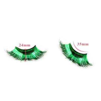 China PESENAR Natural 4th July Party Color 3D False Eyelashes Festival Eyelashes Stage Makeup Colored Exaggerated Eyelashes for sale