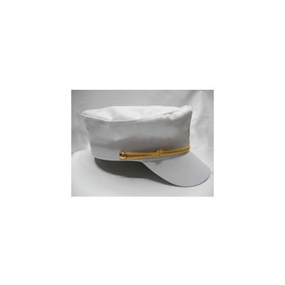 China Wholesale Promotional White Custom Captain Sailor Hat Costume Navy Marine Admiral Hat For Party Character Accessory for sale