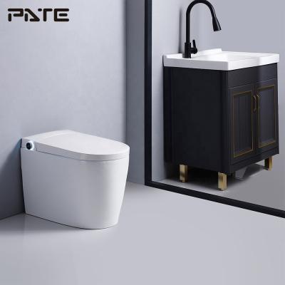 China Auto Operation t4 tie white floor standing seat heating smart toilet Dubai for sale