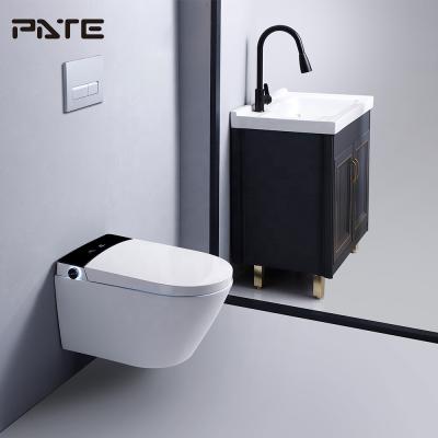 China Automatic Operation Smart New Design Luxury Cheap Wall Hung Ceramic Toilet for sale