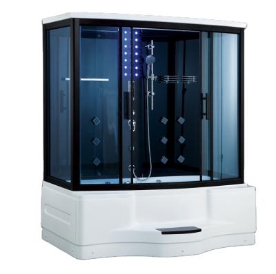 China Computer Control Panel Computer Control Steam Shower Room With Masaage Bathtub Steam Shower Enclosure for sale