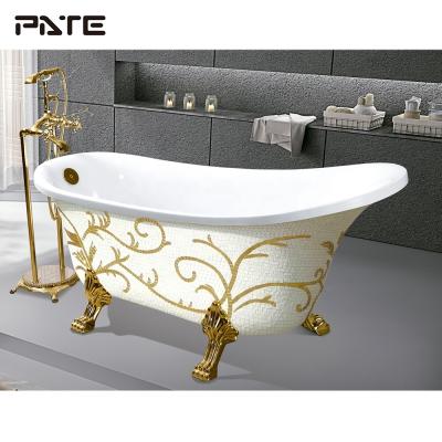 China Custom Beautiful Free Standing Acrylic Bathtub Bathroom for sale