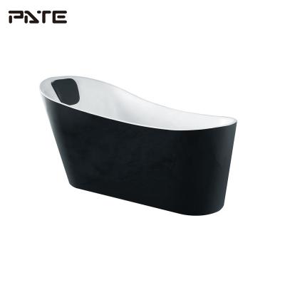 China Freestanding New Style Freestanding Bathroom Tubs Acrylic Soaking Tub Black For Sale for sale