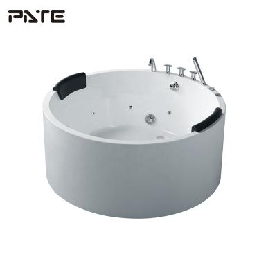 China 2021 Hot Selling Classic Freestanding Round Bathtub Acrylic Bathroom Freestanding Bathtub for sale