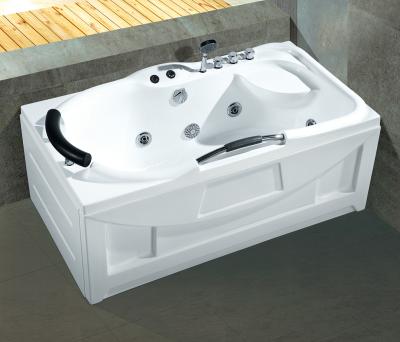 China Price One Person Whirlpools Double Side Cheap Comfy Bathtub Acrylic Skirt (Left/Right Skirt) Massage Bathtub for sale