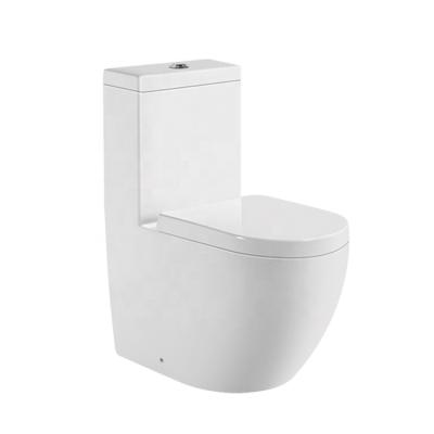 China A8831 European Standard Double-flush Toilet Bathroom Wc One Piece Washdown Ceramic Toilet for sale