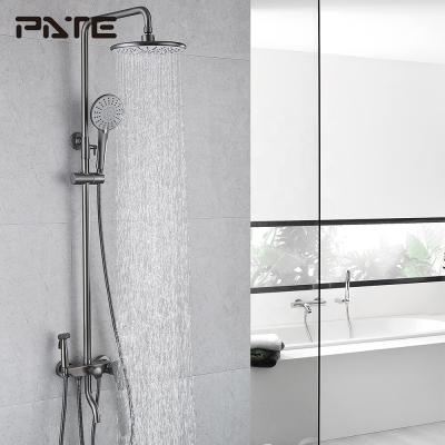 China With High Quality Contemporary Custom Made Sliding Bar Brand Shower Set for sale