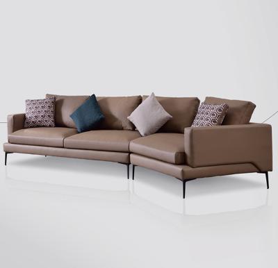 China Sofa Set Italian Furniture Simple Living Room Modern Corner Furniture Small Leather Sofa for sale