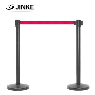 China tool not required custom made antrian retractable mail line ban tiang belt holder jinke logo shop cashier crowd control queue set for sale for sale