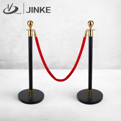 China Red Promotional Car Show/Event/Exhibition/Hotel/Auto Show Black Gold Mall Mall Post Rack Velvet Rope Crowd Control Barrier Queue Line VIP Carpet Stand For Events for sale