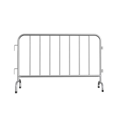 China Stainless Steel201/304 Stainless Steel Silver Guardrail Queue Barrier Tips Public Metal Fencing Widely Used Crowd Control Barricade for sale