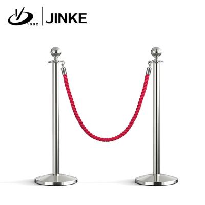 China Auto Show/Event/Exhibition/Hotel/Mall Galvanized VIP Red Carpet Railing Support Crowd Control Rope Barrier Brackets for sale