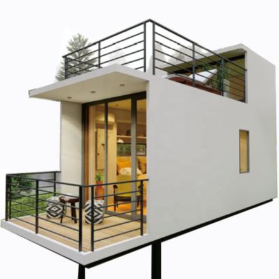 China Modern Luxury Prefab Box House For Living Or Commercial Home Ready Made Tiny House Modular Home for sale