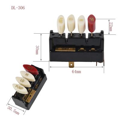 China dl-306 High Quality Brass Nickel Plating Air Switch DL Cooler Model Export To Middle East Air Conditioning for sale