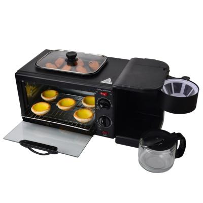 China Retro DL Oven Outdoor Ultimate Station All One Multi Function Double Sandwich 3 In 1 Multi Electric Machine Breakfast Maker for sale