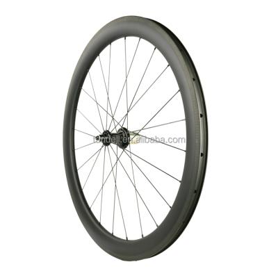 China Road Bikes Carbon Wheels Toray T800 50mm Carbon Wheels Road Bike 700c Wheelset Carbon Wheels for sale