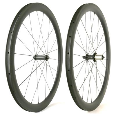 China Road Bikes Road Bike Carbon Wheels 25mm Wide 45mm Deep Carbon Wheelset Anvil Bicycle Wheels for sale