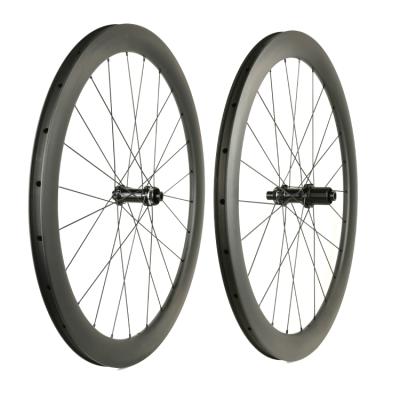 China Road Bikes 700c Road Bicycle Disc Brake Carbon Bike Wheels Bicycle 50mm Anvil Carbon Wheelset for sale