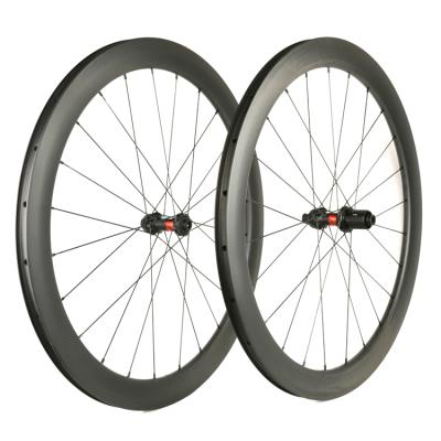 China Road Bikes 700c Carbon Road Bike Wheelset 50mm 25mm Width Deep Anvil Disc Brake With 240 Hub for sale