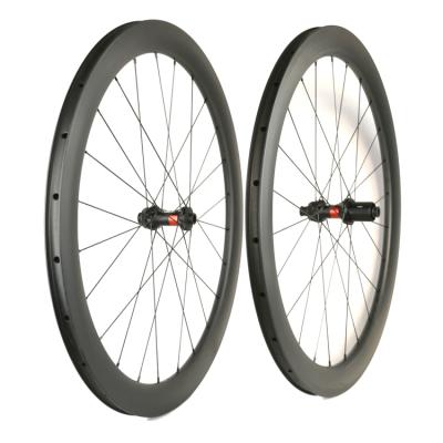 China Road Bikes 700c 50mm Anvil Disc Brake Carbon Road Bike Wheels For 240 Hub Bicycle Wheelset for sale