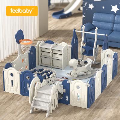 China Feelbaby Design Portable Adjustable Shape Activity Center Play Yard Baby Playpen Eco-Friendly Modern Safety High Quality for sale