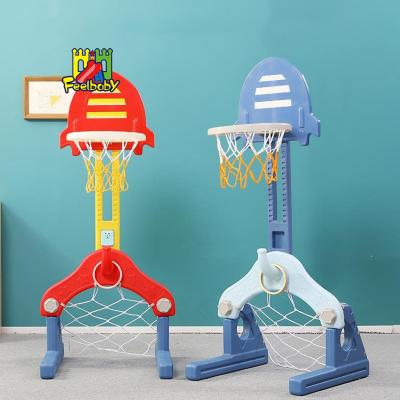 China 1-8 Years Old Feelbaby Style European Minimalist Hot Selling Plastic Basketball Hoop Target Kids Stand Outdoor for sale