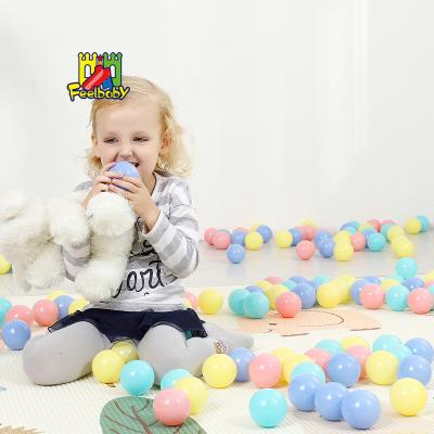 China Soft Feelbaby Toy Customized colorful balls plastic ocean balls toys infant sofe for sale