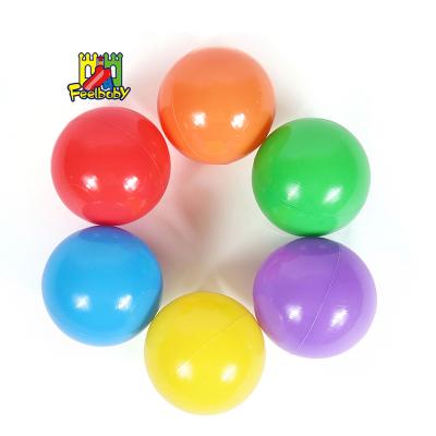 China Soft Toy Feelbaby Non PVC Safe Inflatable Toy Baby Plastic Ocean Ball For Kids for sale