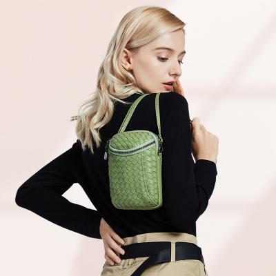 China 2021 Fashionable Mini Shoulder Bag Women PU Small Cross - Body Bag Cell Phone Pouch for sale