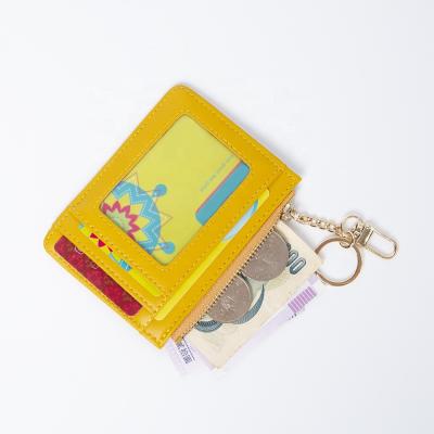 China Hold Money 2021 Fashion Women Wallet Card Holder Pu Coin Purse Key Chain Casual Wallet Small for sale