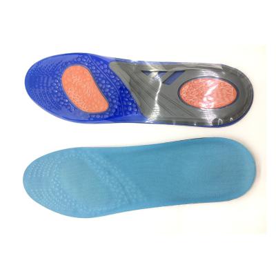 China eco-friendly & Excellent flexible shock absorption and comfort everyday life gel cushioning plus sponge insole for feet relief use for sale