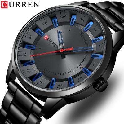 China Hot Sales Water Resistant Men's Quartz Watches Factory Price Business Sport Stainless Steel CURREN 8406 Waterproof Watch for sale