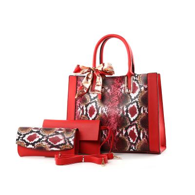 China Fashion Factory 3in1 Fashion Designer Women ZR129 Handbag Lady Bags Handbag Set for sale