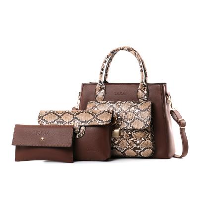 China Online Shopping Wholesale Fashion LR96L Ladies 3 In 1 Handbags Set African Bag Set for sale