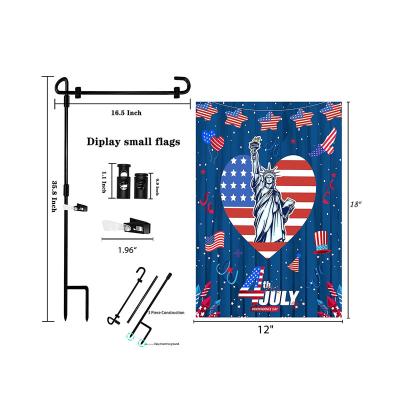 China Hot Sale 10 Promotional Sublimation Health Care Institutes Holiday Festival Yard Garden Flag Banners Pack Large Flags Set For All Seasons And Holidays for sale