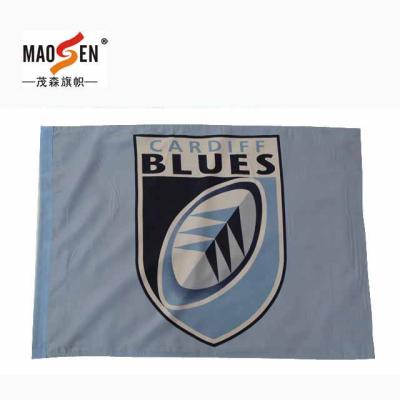 China 100% Polyester Hanging Custom Design Printed Flag Promotion Flag High Quality for sale