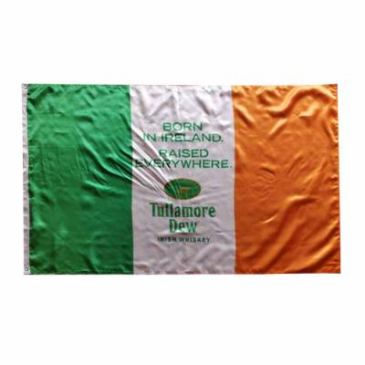 China Factory Price 100% Polyester FLYING Screen Printing 3' x5 Referee Outdoor Safty Rasta Irish Flag for sale