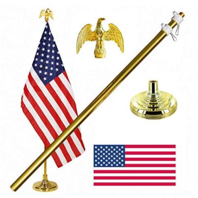 China Indoor Flag Pole Hanging Kits / Outdoor Aluminum Flagpole for sale