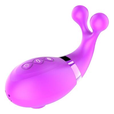 China 7 Frequency Sucking + Invisible Mini Vibrators For Women Silicone Sex Toys Adult Whale Electric Mini Massage Vibrator Usb Recharge 10 Vibration Love Eggs for sale