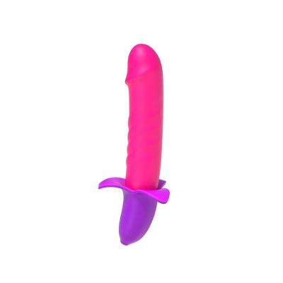 China 8 Vibration Modes Selling Waterproof Dildo Species Hot Comfortable Banana Silicone Ipx7 Toy For Woman Masturbating Vibrator for sale