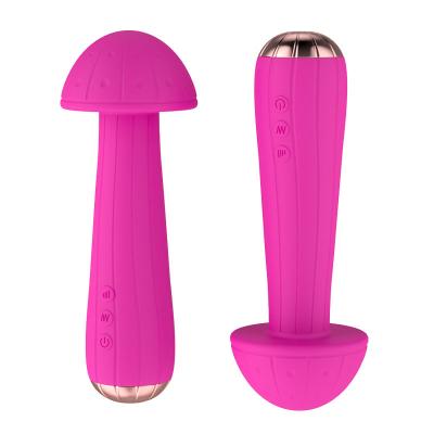 China Hot-selling 10 Multi-speed Vibration Mushroom Small Amazon Sex Modes Vibration Bullet Women Toy Adult Waterproof Clitoris Vibrator Products for sale