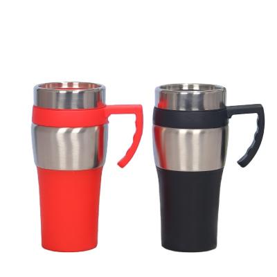 China Wholesale Minimalist Double Wall Vacuum Insulated Travel Coffee Mug Tumbler Stainless Steel Tumbler Cup Mug With Water Proof Lid for sale